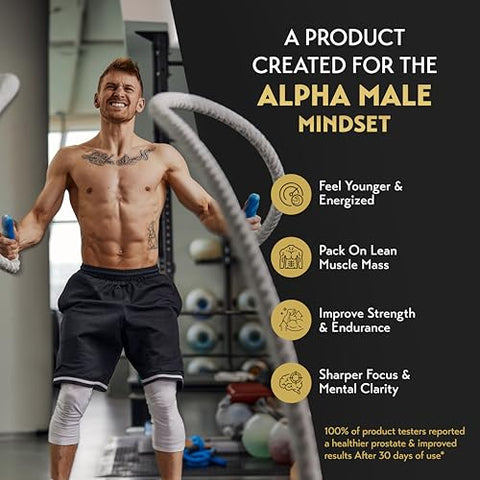 EPN Supplements - BioHack Health | Fórmula HornyGoatWeed 9 em 1 | 9 Ingredientes Ativos para Fluxo Sanguíneo e Energia