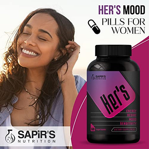 Sapir's Nutrition - Aumente a Paixão e o Desejo com o Estimulante de Libido Feminino – Potencialize sua Vida Sexual