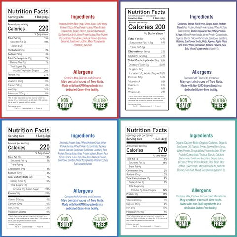 Betty Lou's - Betty Lou’s Energy Balls – Pack Variedade de Proteínas | Bolinhas de Proteína sem Glúten | Não Transgênico, Alto Teor de Fibra, Sem Açúcares Refinados | Energia Saudável para Adultos