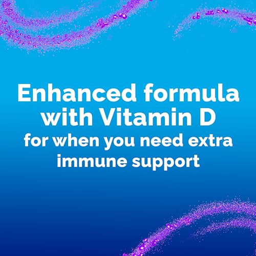 Immune Plus Crystals – Suplemento de Suporte Imunológico On-The-Go com Vitamina C, Vitamina D, Vitaminas do Complexo B, Zinco e Manganês, Sabor Limonada de Frutas Vermelhas – 28 Sachês - Emergen-C