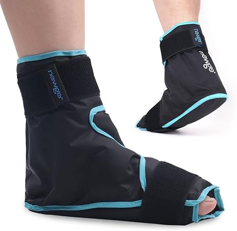 Ice Pack para Pés – Alívio de Fascite Plantar, Edema e Tendinite de Aquiles – Terapia Quente e Fria para Inchaço nos Pés e Tornozelos – Suporte de Gelo para Pés – 100g - NEWGO