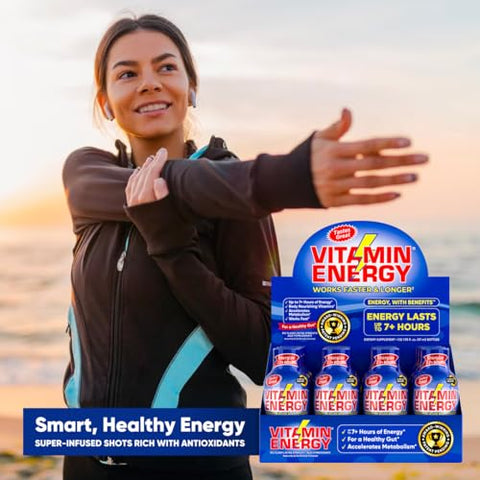 Shots B12 | Energia Natural e Saudável | Marca: Vitamin Energy - Vitamin Energy
