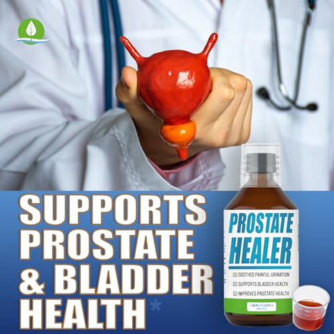 Ben's Natural Health - Suplemento Natural para Saúde da Próstata – Suporte à Saúde da Próstata, Aumento do Controle da Bexiga e Sistema Urinário