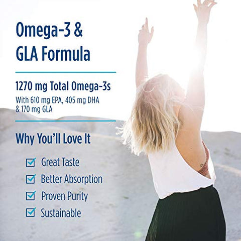 Complete Omega – Sabor Limão – 473 ml – 1270 mg Ômega-3 – EPA - Nordic Naturals