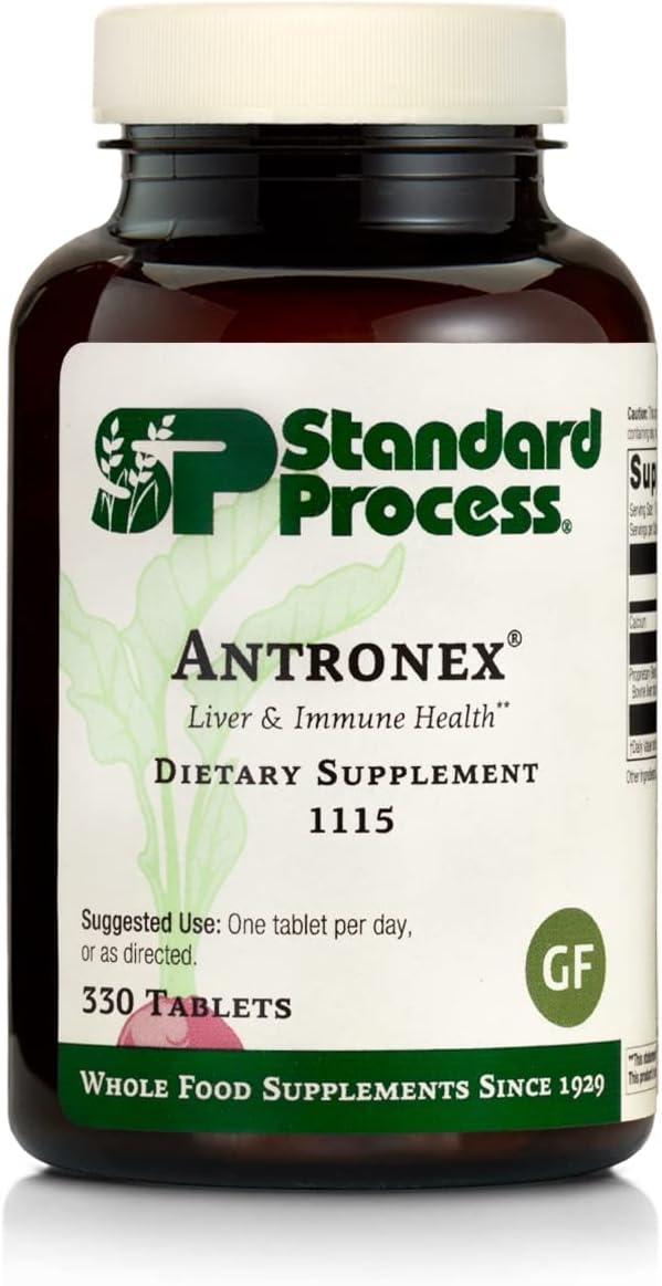 Standard Process Inc. - Standard Process Antronex – Suporte ao Sistema Imunológico e Saúde do Fígado com Alimentos Integrais – 330 Comprimidos