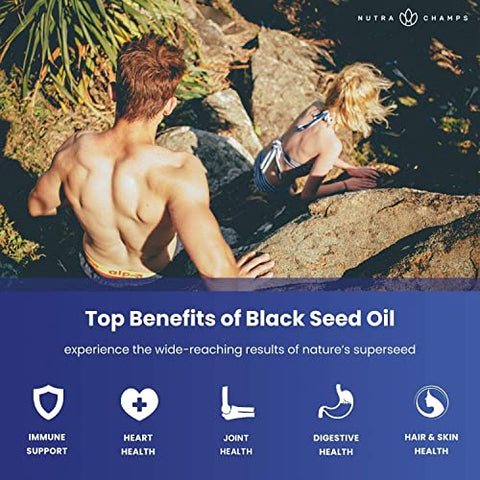 Kit Desintoxicação do Fígado e Cápsulas de Óleo de Semente Preta – Limpeza e Saúde Hepática - NutraChamps