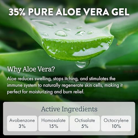 ALOE UP - Protetor Solar Infantil Aloe Up Kids FPS 50 – Amplo Espectro para Rosto e Corpo – Pele Sensível – Com Gel de Aloe Vera – Secagem Rápida – Seguro para Recifes – 100g