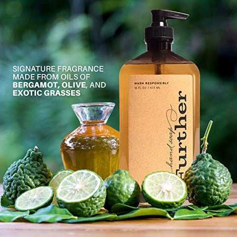 Sabonete Líquido de Glicerina, 473 ml (Pacote com 2) – Sustentável, Natural - Further