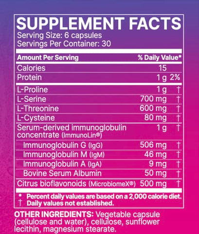 MegaMucosa – Pó para Revestimento do Intestino – Suplemento para a Saúde Intestinal - Microbiome Labs