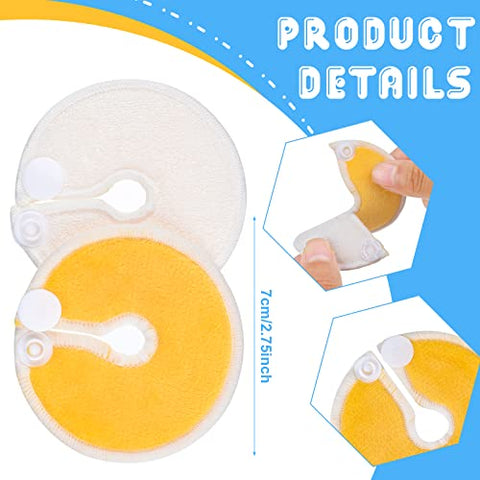 Yoiemivy - 36 Pacotes de Almofadas para Botão de G Tube Alimentação Tubo de Alimentação Capas Reutilizáveis para Almofadas de Amamentação Abdominal Diálise Suprimentos para Tubo de Alimentação Stay Dry (Tamanho Único)
