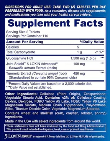 Generic - Osteo Bi Flex Triple Strength Turmeric – 220 Comprimidos, Kit de 3 Meses + Organizador Semanal Voosel