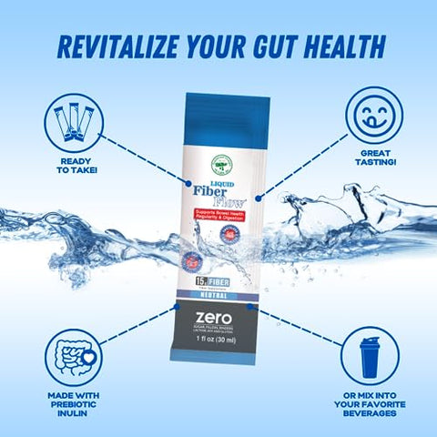 Nutritional Designs - Suplemento Nutricional Infantil de Fibra Líquida Prebiótica Inulina sem Açúcar, Mix de Bebida de Fibra, Regularidade Intestinal Natural para Equilíbrio Intestinal Saudável, 50g