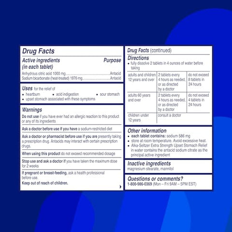 Extra Forte Efervescente – 24 Comprimidos, Pacote com 3 – Alívio Rápido da Dor e Desconforto - Alka-Seltzer