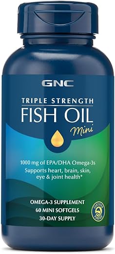 Ômega 3 Triplo Mini – 60 Cápsulas (30 Porções) - GNC
