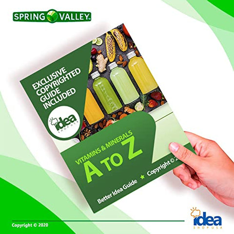 Idea Shop USA - Spring Valley Echinacea Goldenseal Blend – Suplemento Dietético, 900 mg, 75 Comprimidos | Vitaminas | Marca Spring Valley