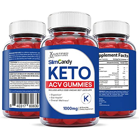 Gummy Keto ACV 1000MG com Romã, Beterraba e B12 – 60 Gummy - Justified Laboratories