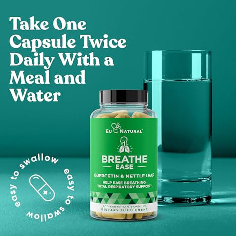 Eu Natural - Inalador Breathe – Suporte para Sinusite, Pulmões, Respiração Aberta – 30ml