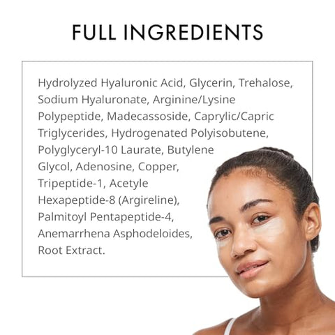 Deepcare Serum-Infused Micro Dart Patche | 4 Pares Máscara para os Olhos | Patches para Rugas | Linhas Finas | Máscara Hidratante para os Olhos com Peptídeos | Aminoácidos | e - depology