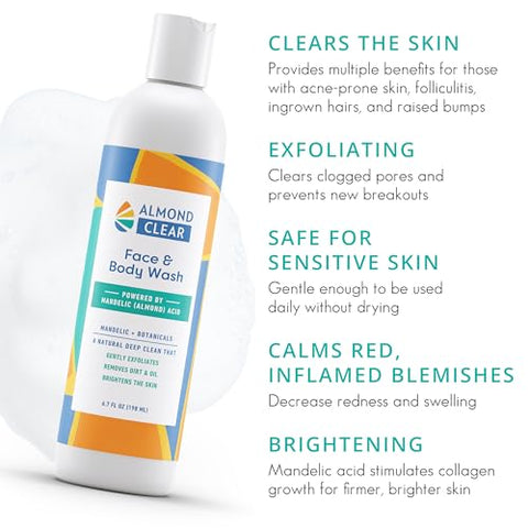 Almond Clear - Face: Creme Facial Hidratante 50g – Pele Radiante e Saudável