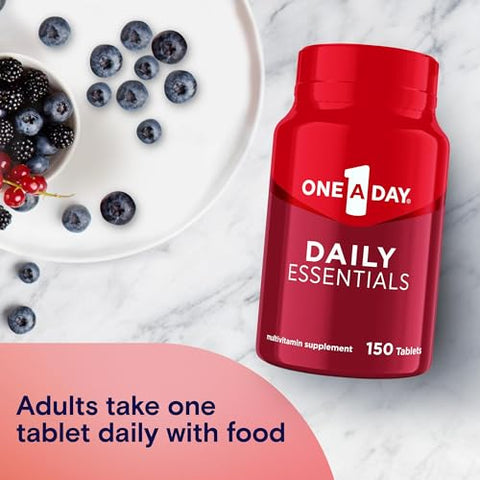 ONE A DAY - One-A-Day Daily Essentials: Multivitamínico para Mulheres – Marca Líder em Vitaminas