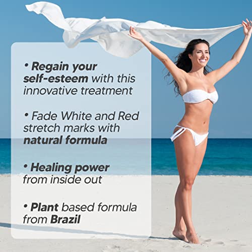 Creme Removedor de Estrias Profundas – Fórmula Inovadora com Ingredientes Naturais Poderosos da Flora Brasileira – Para Todas as Estrias - Cicatrissim