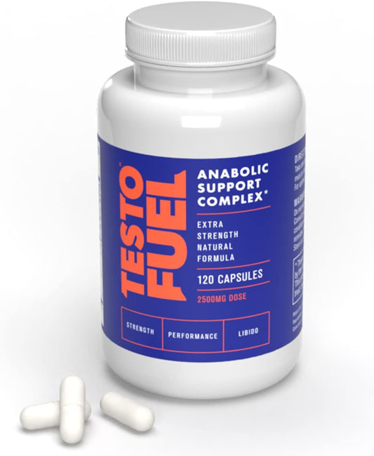Roar Ambition - TestoFuel – 120 Cápsulas Potencializadoras de Testosterona para Homens – Ingredientes 100% Naturais | Aumente sua Energia e Desempenho Masculino