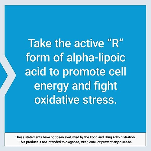 Super R-Lipoic Acid 240 mg – Suporte à Energia Celular – Suplemento Anti-Envelhecimento e Saúde do Fígado – Sem OGM, Sem Glúten – 60 Cápsulas Vegetarianas - Life Extension