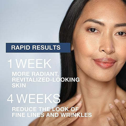 Rapid Wrinkle Repair – Serum Facial Retinol em Cápsulas, Sem Fragrância, Combate Linhas Finas, Rugas, Opacidade, Livre de Álcool - Neutrogena