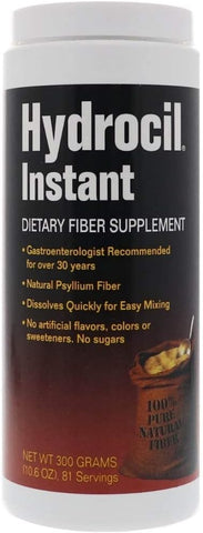 Hydrocil - Suplemento de Fibra Dietética Instantânea 300g (Pacote com 3) – Marca em Destaque