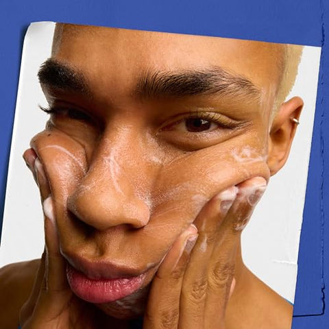 Kiehl’s Facial Fuel Face Wash Gel Refrescante para Homens, com Cafeína, Vitamina E e Mentol, Fórmula Não Ressecante Hidrata a Pele, Ideal para Poros Entupidos, 100g