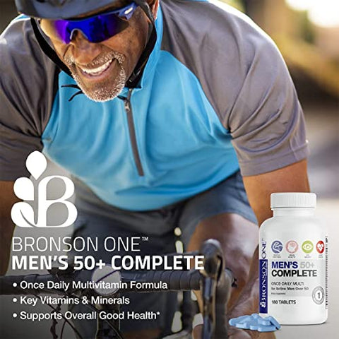 ONE Daily 50+ Multivitamínico Multimineral Completo, 360 Comprimidos - Bronson