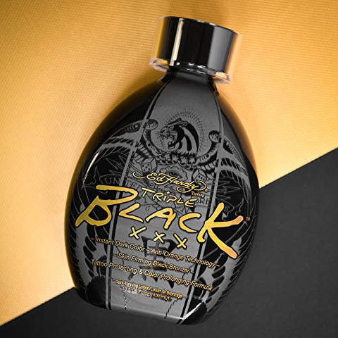 ED HARDY - Ed Hardy BLACK XXX Loção Bronzeadora Instantânea de Cor Escura, 400ml