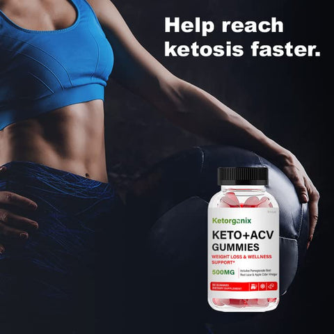 kivus - Kivus Ketorganix Gummies – Gomas Ketorganix Keto ACV (2 Pacotes, 120 Gomas)