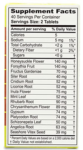 ciwoll - Jingzhi Niu-Huang-Jie-Du-Pian 80 Comprimidos (8 Comprimidos × 10 Frascos) – Suplemento Herbal por Tongren Tang – Suporte Digestivo e Imunológico