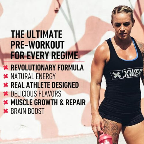 Ignite Watermelon – Melhor Pré-Treino Natural Keto para Mulheres e Homens com Energia Explosiva – Mistura Pré-Treino sem Glúten para Resistência e Stamina – 150g - Xwerks
