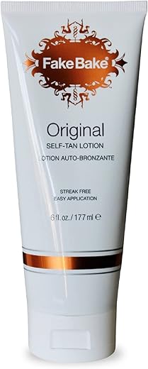 Original Loção Autobronzeadora Duradoura para um Bronzeado Natural em Todos os Tons de Pele Femininos – 200ml - Fake Bake