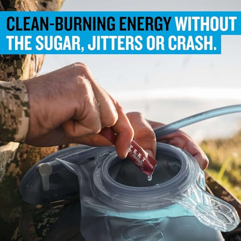 Zero Sugar Energy Drinks – Bebida Energética Natural Keto, Mix de Vitaminas Líquidas B, Bebidas Orgânicas com Cafeína, Energético Zero Açúcar – Pacotes de Energia de Frutas Vermelhas por Mark - Protekt
