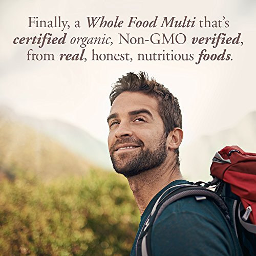 Organics – Multivitamínico Masculino Diário de Alimentos Integrais em Tabletes – 60 Unidades + Suplemento de Zinco de Alta Potência – 30mg - Garden of Life