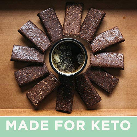Keto Bars - KETO BARS: Barra Cetogênica Original Alta em Gordura, Baixo Carboidrato. Sem Glúten, Caseira com Ingredientes Simples. [Chocolate Manteiga de Amendoim, 10 Unidades]