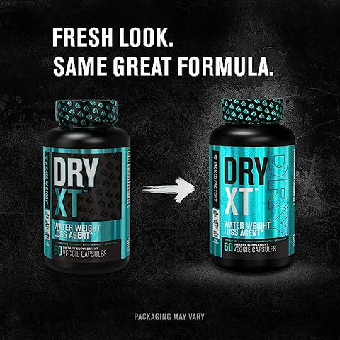 Dry-XT – Suplemento Natural para Perda de Peso Retenção de Água | Reduz Retenção de Líquidos - Jacked Factory