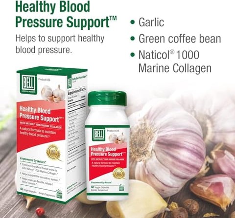 Healthy Blood Pressure Support™ – Mistura Única Natural de Extrato de Café Verde e Alho – 100g - Bell