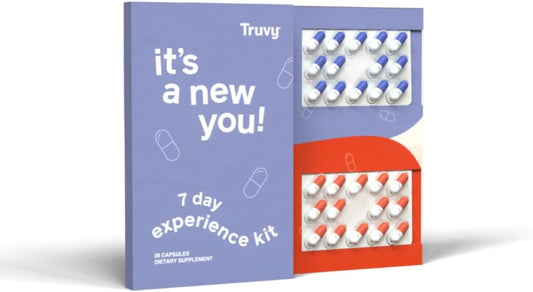 Truvy - Tru: Emagreça com Saúde – Queime Gordura Naturalmente | 100% Natural | 60 cápsulas | 500mg | Resultados Rápidos