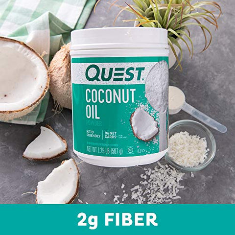 Óleo de Coco em Pó Quest Nutrition, 56 Porções, 560 g, 1.25 lb
