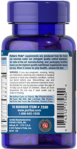 Puritan's Pride - Puritan’s Pride Fórmula de Biotina para Cabelo, Pele e Unhas – 60 Comprimidos Revestidos de 3000 Mcg