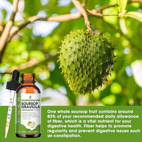 iMATCHME - Graviola Líquida de Soursop em Gotas para Suporte Celular – 100ml