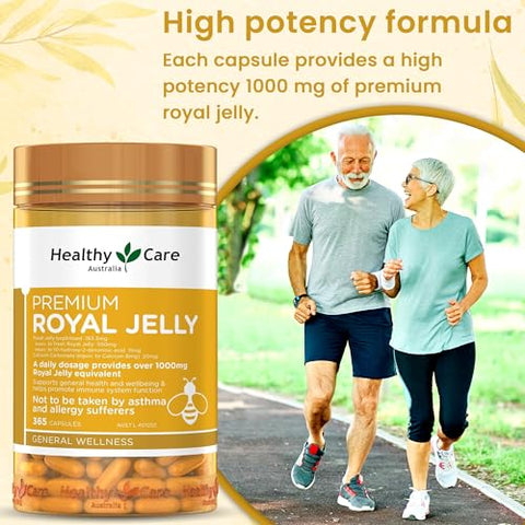 Royal Jelly 1000 – 365 Cápsulas – Suplementos da Austrália – Cuidados Saudáveis - Healthy Care