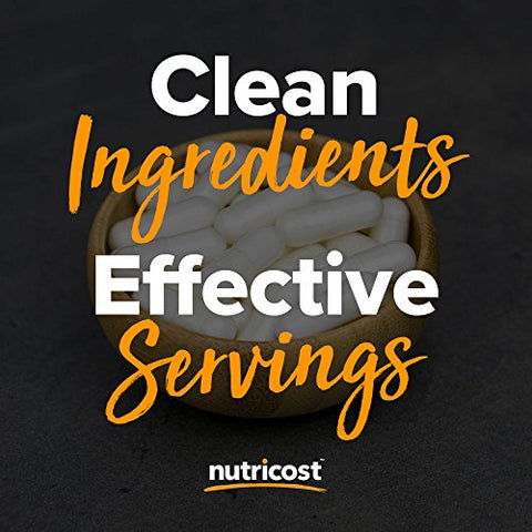 L-Citrulline 1500mg – 180 Cápsulas | 750mg por Cápsula | Sem Glúten | Não-OGM | Embalagem Variável - Nutricost