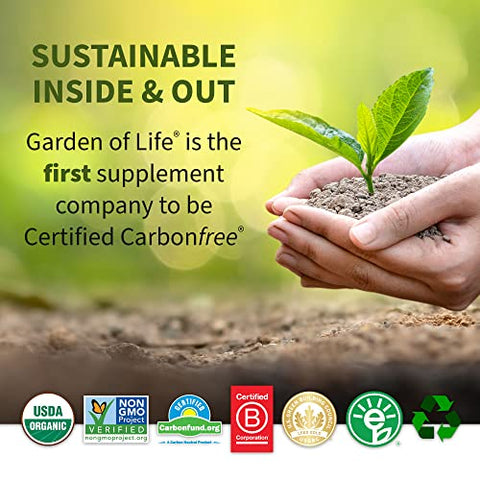 Suplemento Digestivo Vegetariano Omega Zyme Ultra Enzima Blend para Digestão, Inchaço, Gases e SII, 180 Cápsulas - Garden of Life
